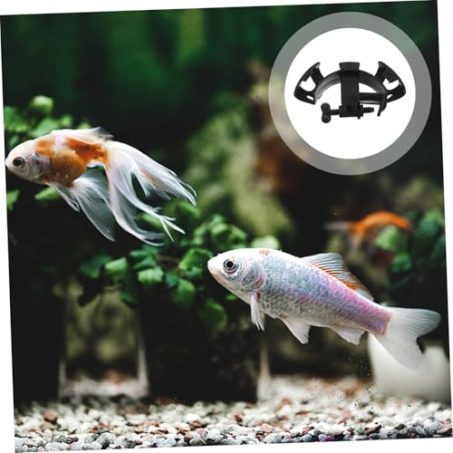 BESTonZON 2pcs Fish Tank Hose Tube Clip Mounting Clamp for Water Pipe Secure Aquarium Hose Holder Easy Installation Plastic Design