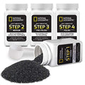 NATIONAL GEOGRAPHIC Rock Tumbler Grit and Polish Refill Kit - Tumbling Grit Media, Polish Up to 20 lbs. of Rocks, Works with any Rock Polisher & Tumbler Supplies - style: Bulk Grit Media