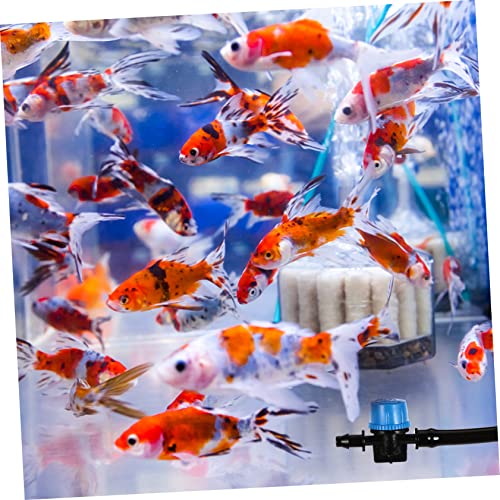 Happyyami 1set Aquarium Barb Hose Kit Flexible Tubing with Connectors for Fish Tanks Safe for Fish Supply Control