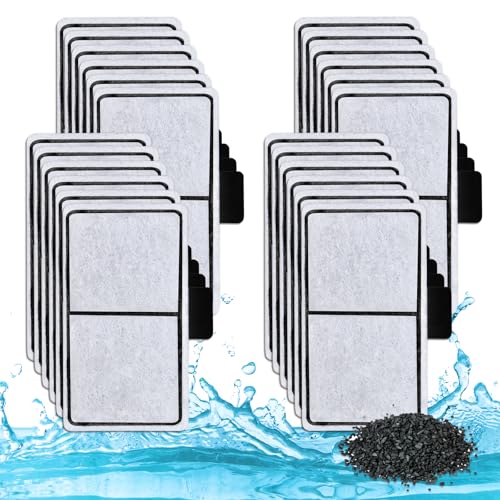 Hedday 24 Pack Filter Cartridges Compatible with Top Fin EF-S Element, Upgrade Aquarium Filter for BF5 BETTAFLO,EF-S Filter Cartridges Compatible with Top Fin Fish Tank - size: S-24Packs