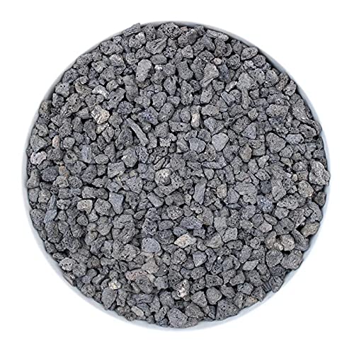 Boniosz 2lb Black Horticultural Lava Rock Soil Additive for Cacti, Vase Fillers, Succulents and Terrarium Plants - No Dyes or Chemicals - 100% Pure Volcanic Rock - color: Black Lava Rocks, size: 2lb