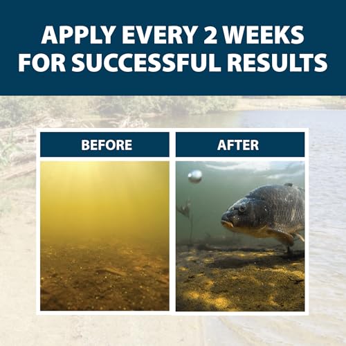 Airmax PondClear Liquid Bacteria for Lakes, Ponds & Water Garden Treatments, Natural Bio Clarifier & Cleaner for Crystal Clear Water, Remove Nutrients & Noxious Odor, Fish, Pet & Plant Safe, 1 Gallon - size: 128 Fluid Ounces
