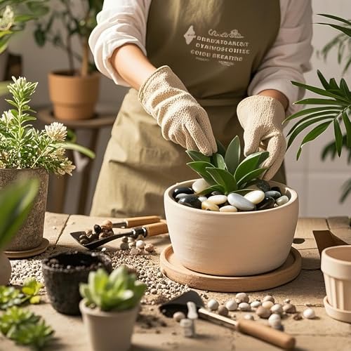 Pebbles for Indoor Plants, 2lbs Colorful Pebbles 0.5-1.2 Inch Decorative River Rocks for Planters, High Polished Stones for Vase Filler Fish Tank Landscaping Garden - size: 0.5-1.2 inch, style: 2 lbs