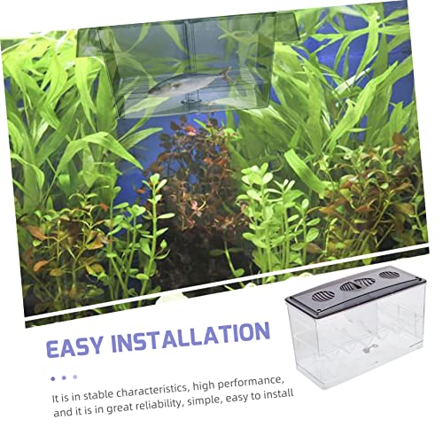 SUPVOX Aquarium Breeding Box Acrylic Isolate Case Multi-Function Incubation Accessory Easy Clean Store