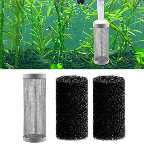 16mm Stainless Steel Aquarium Mesh Net Filter Guard Fish Shrimp Inflow Inlet Basket for Aquarium Percolator with Fish Prefilter Intake Sponge Cover - size: 16mm