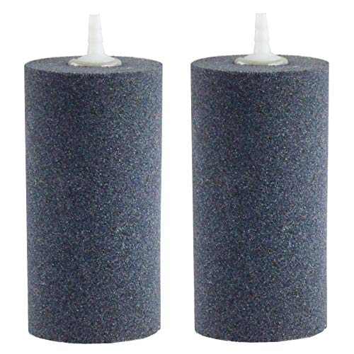 AQUANEAT Aquarium 4"x2" Cylinder Air Stone Fish Tank Aerator Diffuser Hydroponics (40 pcs)