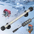 Pawfly 3 W Aquarium LED Light 7.5 Inch Underwater Fish Tank Light with Full Spectrum IP68 Waterproof White Blue Red Lights with Daytime & Night Mode Timer Auto On/Off and Adjustable Brightness - color: Basic (Timing Function), size: 7.5 Inch