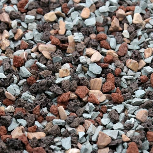 Volcanic Rock for Plants. Gritty Mix. Mixed Color Lava. 1/5 Inch - 2 lbs for Potting Soil, Succulents, Pots, Plants, Gardening (Mini (0.2 Inch), Horticultural - Bonsai Mix, 2) - color: HORTICULTURAL - BONSAI MIX, size: Mini (0.2 Inch)