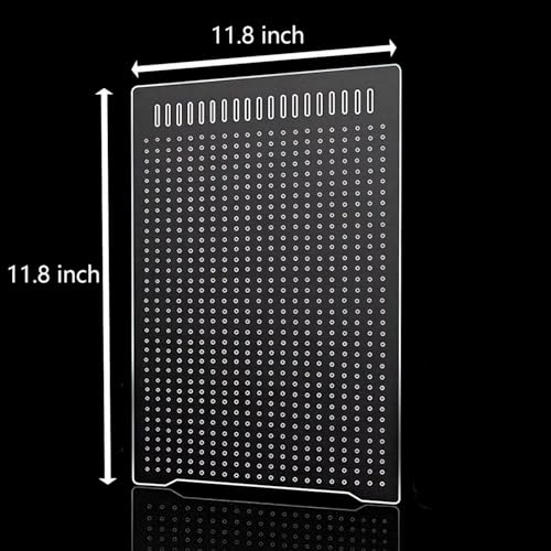 ONE Set Clear Fish Tank Divider Board (Include Suction Cups) DIY Designed Easy to Cut and Assemble for 5 Gallon or 10 Gallon Tank 11.8inch*11.8 inch (White Protective Film)