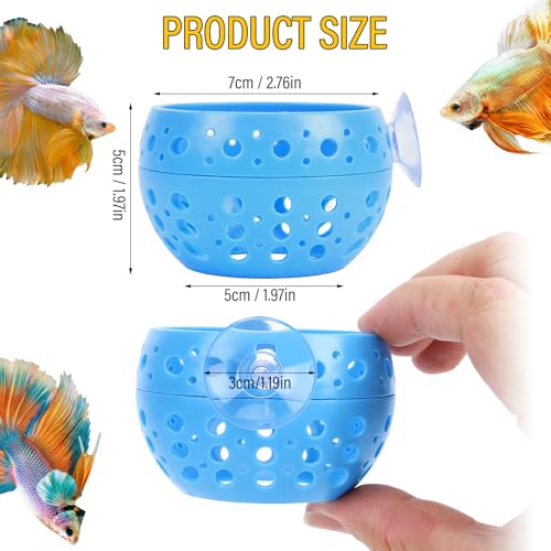 Ejoyous Aquarium Fish Hideout, Plastic Fishtank Tunnel Cave with Powerful Suction Cups, Easy Cleaning Fishtank Tunnel Ornament for Small Fish Shrimp Guppies Freshwater Saltwater (2PCS)