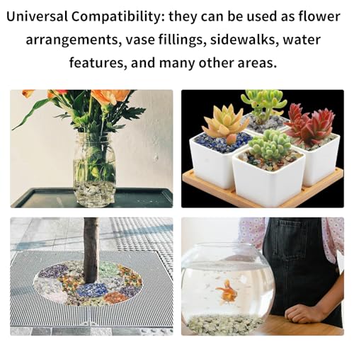 0.45 LB Polished Agate Stones Natural Decorative Rocks for Outdoor Decoration Home Decoration Fish Tank Vase Filler DIY Handmade Bamboo Succulents Cactus (Grape Stone) - color: Grape Stone