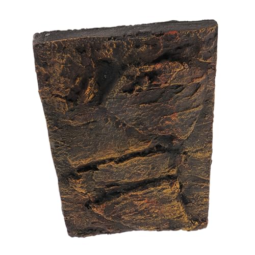 BESPORTBLE 3D Reptile Tank Background Board Realistic Turtle Tank Decor Adhesive Terrarium Back Wall