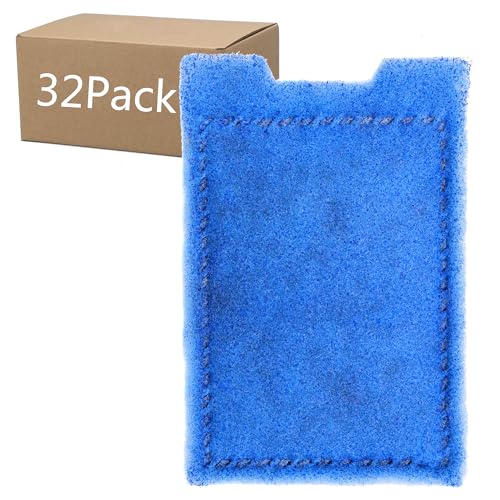 32 Pack Aquarium Filter Cartridge Rite-Size Z Replacement Filter Cartridges Compatible with Eclipse Filtration Systems - size: 32 pcs