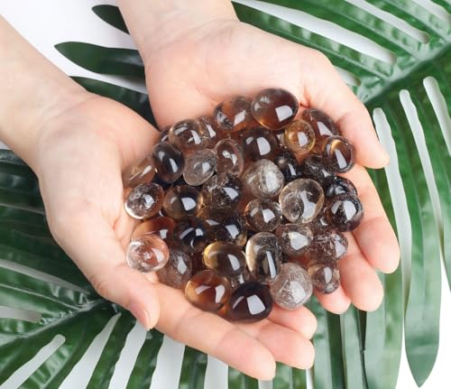 DUQGUHO Smoky Quartz Crystals Healing Crystal Stones Set Natural Crystals Bulk Irregular Stones 0.45 lbs - color: Smoky Quartz