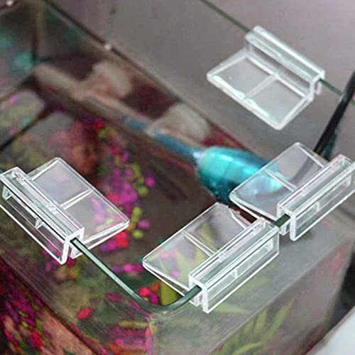 Garneck Acrylic Aquarium Cover Holder Support Bracket for Tanks Easy Installation Fish Tank Cover Frame