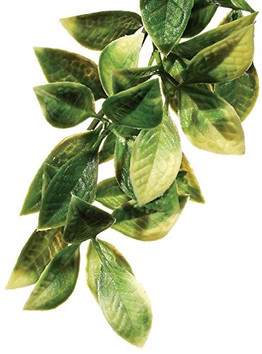 Exo Terra Plastic Terrarium Plant, Large, Mandarin - color: Mandarin, size: Large