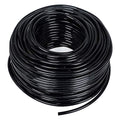 MIXC 200ft 1/4 Inch Black Distribution Tubing Drip Irrigation Hose Garden Watering Tube Line - size: 200FT