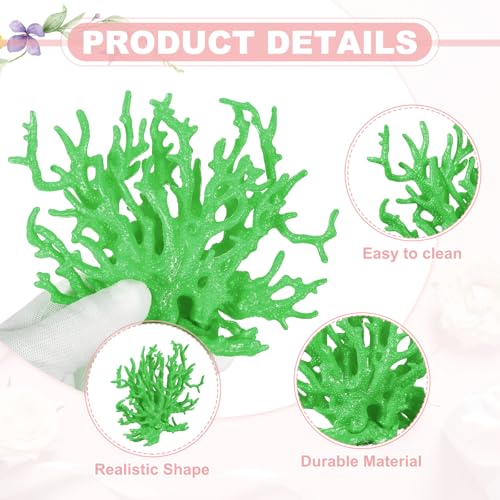 Aquarium Coral Decoration, Fish Tank Decorations Fish Tank Coral Ornaments, 5.9x2.2x4.7 Inch, (Green, 1 Pcs), Intended for Aquarium Landscaping Decor - color: Green, size: 5.9x2.2x4.7 Inch