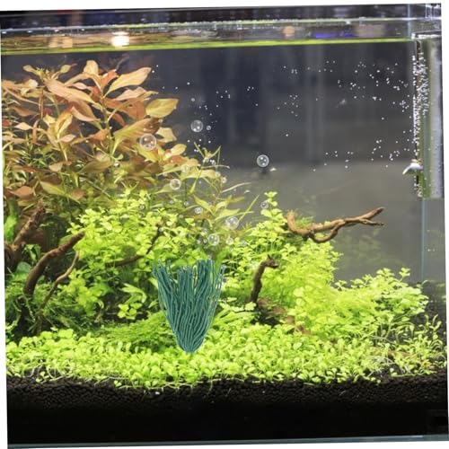 INOOMP 10pcs Spawning Mops for Aquarium Fish Breeding Floating Hideout for Breeding Fish Tank Decor Shrimp Shelter Hiding Grass for Aquarium