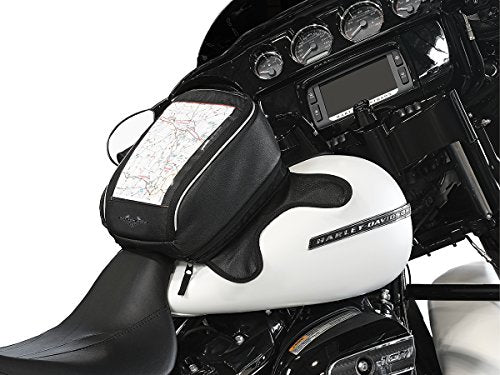 Nelson-Rigg Route 1 Journey Highway Cruiser Magnetic Tank Bag, fits Harley Davidson, Indian, Honda, Yamaha, Suzuki and more