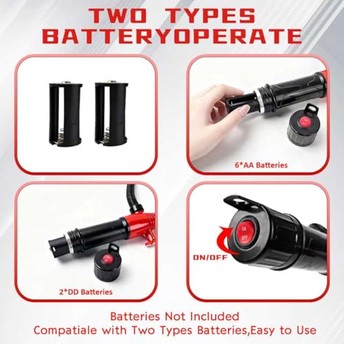 Liquid Transfer Pump, 3GPM 18L/MIN for Gasoline Diesel Water Oil, 10ft Hose with Auto-Stop Nozzle, Operated for Cars, Boats, RV, Drums