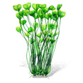 1 Pack Tall Aquarium Plants Plastic Realistic 15.35 Inches Aquarium Plants with Weighted Base Artificial Green Fish Tank Decor for Fish Tanks Aquascaping