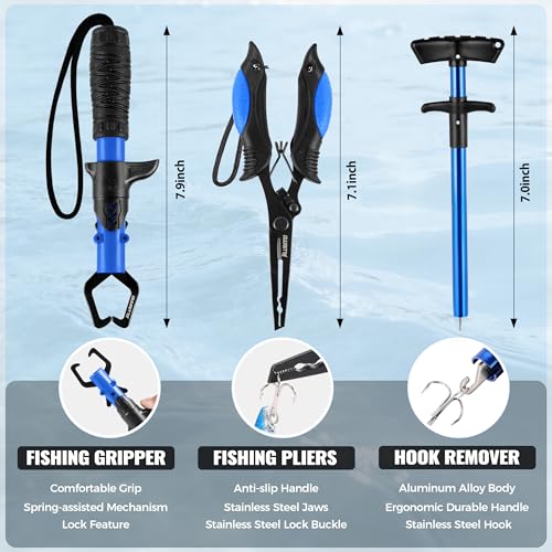 PLUSINNO Fishing Gear,Fishing Backpack with Floating Fishing Net,Tackle Boxes,Waterproof Fishing Tackle Bag,Fishing Gifts for Men - color: Black Camo Backpack With Fishing Net