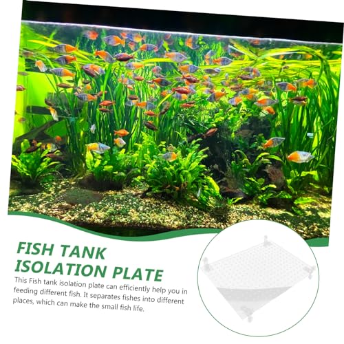 HANABASS 1set Acrylic Aquarium Divider Board Fish Tank Isolation Plate for Breeding Species Separation Safe Design