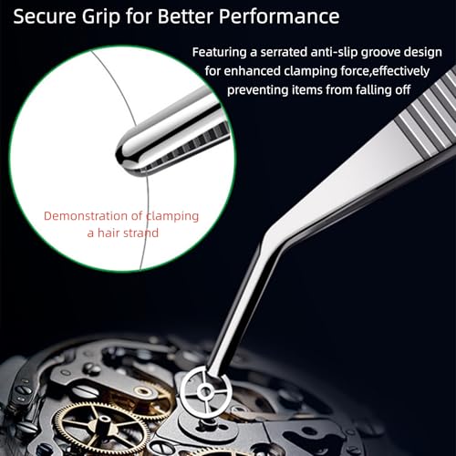 8In SUS304 Straight Tweezers Tongs, Stainless Steel Cooking Tweezers Dishwasher Safe for Grilling, Baking (8In SUS304 Straight Tweezers) - color: 8in Sus304 Straight Tweezers