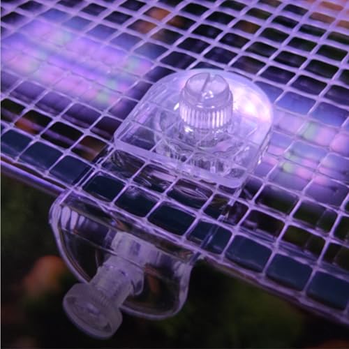 Aquarium Lids Clips - 2pcs Acrylic Glass Cover Clamps, Fish Tank Top Holder, Secure Rimless Canopy Support, Rimless Glass Canopy Clips Holder | Transparent Lid Fasteners for Aquarium Tank Hood Covers