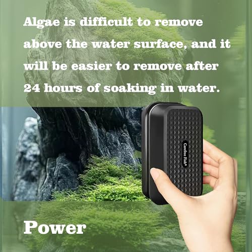 Aquarium Super Strong Small Magnetic Cleaner for Glass Fish Tank Magnet Brush Floating - size: SS