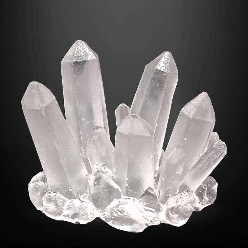 Small Fish Tank Decor Artificial Crystals Aquarium Betta Fish Tank Decorations Mini Crystal Ornaments Resin Accessories - color: natural color