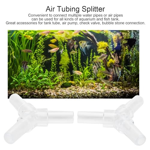 30Pcs 4mm Transparent PVC Air Tubing Splitter Kit - L Shape 3 Way 4 Way Connector for Aquarium Air Pump Accessories(3 Way Adapter) - style: 3 Way Adapter