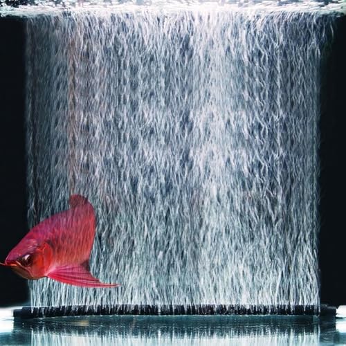 Plastic Air Stone Bubble Bar Leak-Proof Double End Aquarium Aeration Diffuser Hose for Fish Tank Oxygenation(75cm/30in)