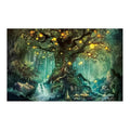 Aquarium Background 3D Aquarium Background Poster PVC Adhesive Sticker Fish Tank Underwater World Backdrop(Green,54x122cm) - color: Green, size: 54x122cm