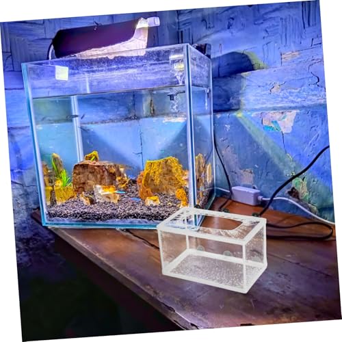 Aquarium Mesh Fish Net for Fry Incubator Suction Cup Breeding Box Betta Fish Aquarium Net