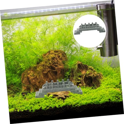 Miniature Stone Bridge Model for Aquarium Landscape Unique Arch Bridge Decor for Garden and Terrarium and Multi-Purpose Outdoor Decoration for and Miniature Scenes