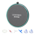 UPETTOOLS 5.2 Inch Air Stone for Aquarium – High Output Dissolved Oxygen Diffuser with Control Valve, Ultra-Quiet Nano Bubble Airstone for Large Fish Tanks, Breeding Tanks, Reef & Hydroponic Systems - size: 5.2 inch