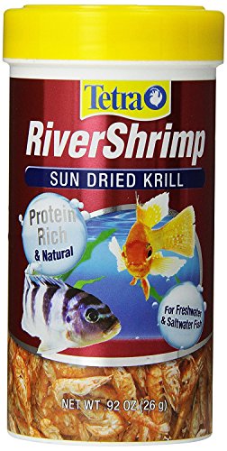 Tetra RiverShrimp 0.92 Ounce, Natural Shrimp Treat For aquarium Fish, Red, Model Number: 77017 - size: 0.92 Ounce (Pack of 1)