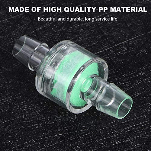 Aquarium Check Valves 10 PCS Plastic ABS 8mm Green for Air Pump, Non Return Valve for Fish Tank Silicone Tube Filtration