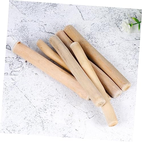 16 Pcs Christmas Logs DIY Fish Tank Decorative Wood Twigs Greenery Stems for Aquarium Tree Decor
