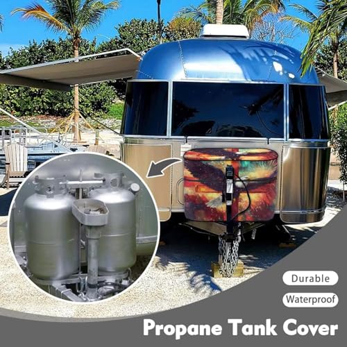 Cross Eagle Camper Propane Tank Cover Replacement Cover for RV/Trailer/Camper Waterproof RV Propane Tank Cover Easy to Install Clean - color: Cross Eagle, size: Small-Double 20LB