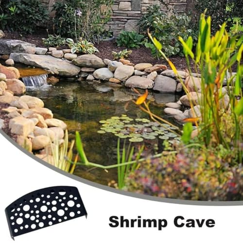 Aquarium Shelter House Fish Tank Decoration Ornament Pet Supplies Aquarium Tank Cave(Brown)