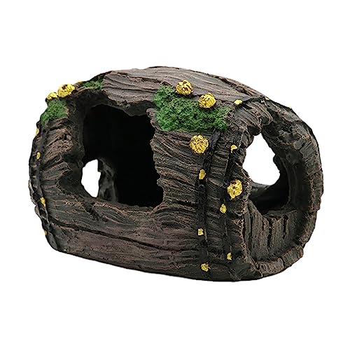 Aquariums Resin Decoration AntiqueBarrel Shelter House Shrimps Fish AquaticHideouts Fishtanks Ornament Scene Landscape - size: Large
