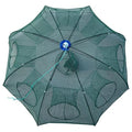 6/8/10/12 Holes Umbrella Fishing Net Cage Shrimp Fish Trap Foldable Fishing Baits Trap Crawfishes Trap Cast Net Cage - size: 8 holes