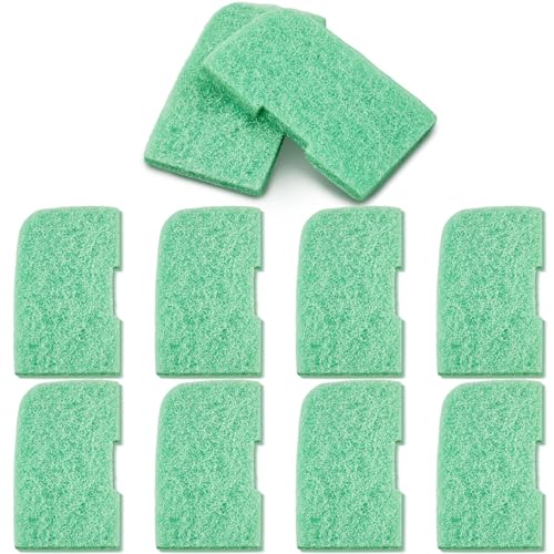 Threlaco 10 Pack Phosphate Remover Pads Compatible with fluval 307/407/306/406, Aquarium Filter Replacement Pads for Fish Tank (Green) - color: 306/407/406/407 Phosphate Remover