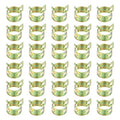 PATIKIL Spring Band Hose Pipe Clamps for 18-21.5 mm OD Hose, 30 Pack Silicone Vacuum Constant Tension Band Clips for Fuel Line Silicone Air Hose Tube Water Pipe, Gold - size: 18-21.5 mm