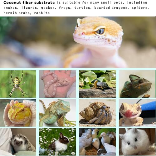Hamiledyi 78.7x11.8in Reptile Carpet Coconut Fiber Substrate Large Snake Bedding Coco Liner Roll Mat for Bearded Dragon Tortoise Lizard Habitat Pad Garden Decoration - size: 11.8x78.7inch