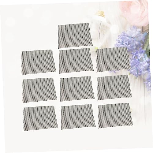 GANAZONO 10pcs Stainless Steel Mesh Fixed Net for Fish Tank Water Grass Moss Holder Rustproof Aquarium Accessory Easy to Install for Aquatic Plants