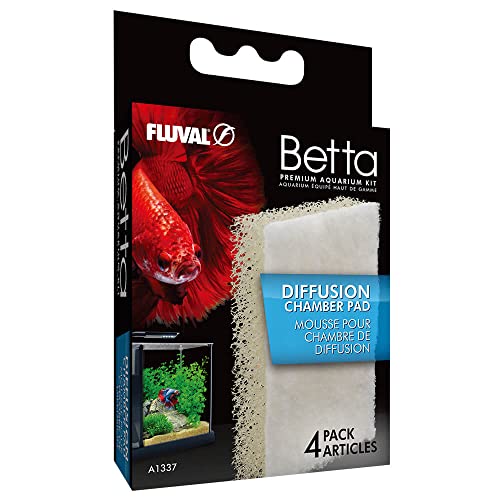 Fluval Betta Diffusion Chamber Pad, Replacement Aquarium Filter Media (Pack of 2)